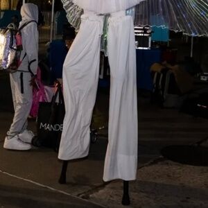 Stilt covers - white